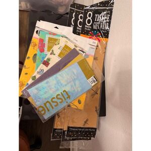 Vintage Tissue Paper 8 Pack Bundle
